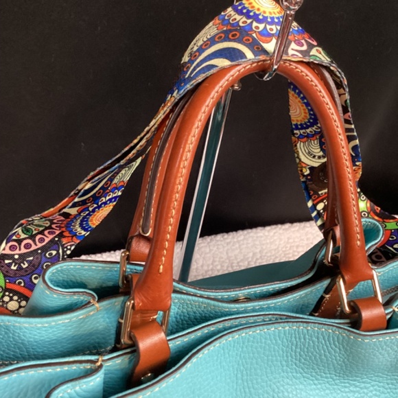 Dooney & Bourke  Calypso Blue Brenna Tote - Picture 3 of 14